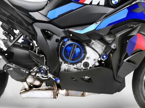 Rizoma Clutch Cover - Black/blue Bmw - ZBW109B
