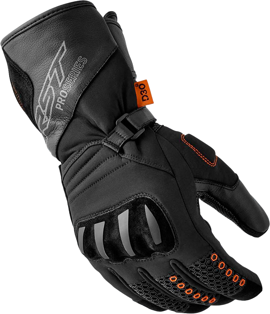 RST Pro Series Artic D3O WP Women's Gloves - Black - View 10