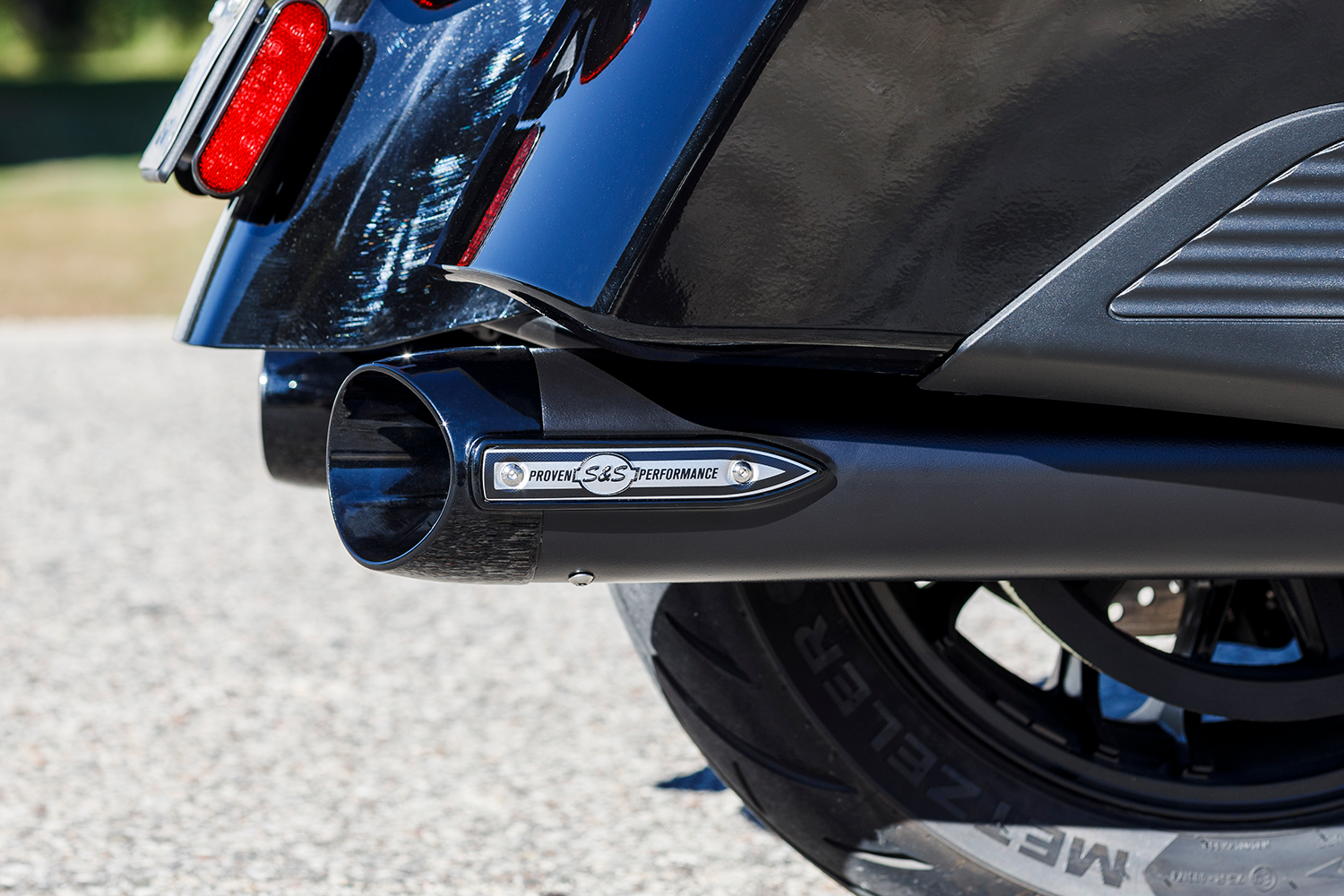 4" Broadhead Slip-On Mufflers - Slash Cut - Black