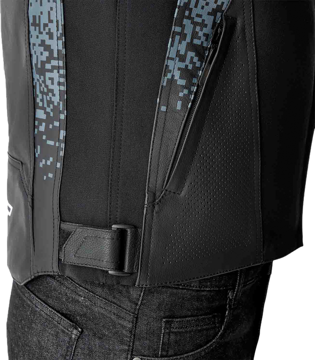 RST Pro Series Supersport-K CE Men's Leather Jacket - Grey / Black - View 17