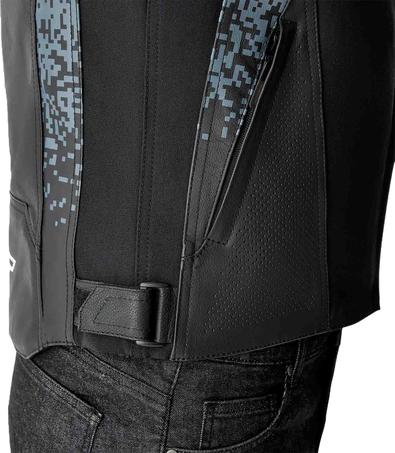 RST Pro Series Supersport-K CE Men's Leather Jacket - Grey / Black - View 17