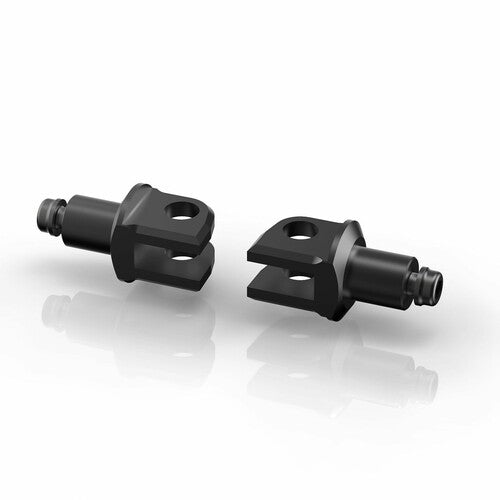 Rizoma Footpeg Mount Kit - Rider Black Pair - PE750B