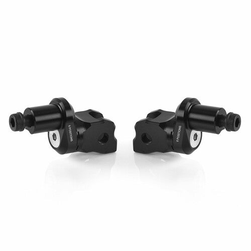Rizoma Footpeg Mount Kit - Eccesntric Rider Adjust Black Pair - PE856B