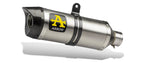 Arrow Honda Cbr 650 F '14/Cb 650 '17 Homol. Aluminium Thunder Silencer With Carbon End Cap For Arrow Collectors 71821ak