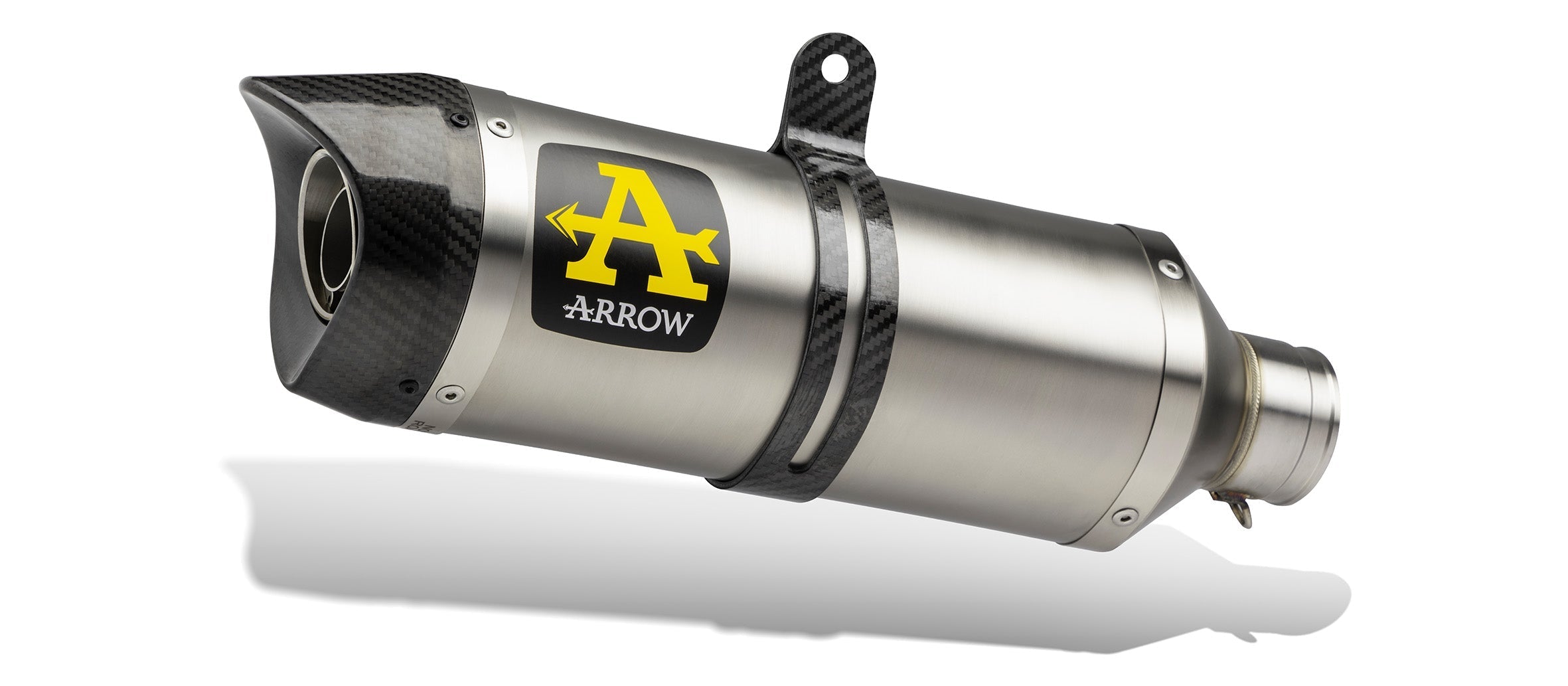 Arrow Yamaha R6 '06/11 Homologated Aluminium Thunder Silencer With Carbon End Cap 71701ak