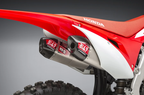 Yoshimura CRF250R 18-21/RX RS-9T Stainless Full Exhaust, w/ Dual Stainless Mufflers