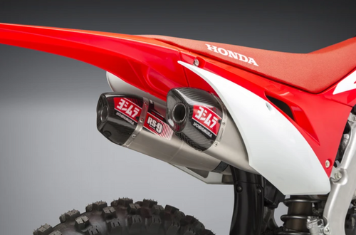 Yoshimura CRF250R 18-21/RX RS-9T Stainless Full Exhaust, w/ Dual Stainless Mufflers