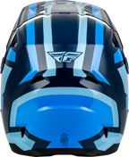 FLY Racing Kinetic Sync Helmet (2027) - Navy / Blue / Light Blue - View 7