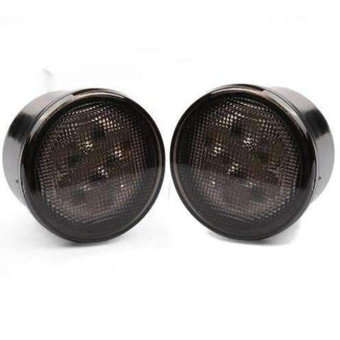 Eagle Lights 8700TS Smoked Amber LED Turn Signals for Jeep Wrangler