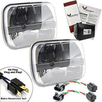 Eagle Lights Complex Reflector 5 x 7 LED Headlight w/ Negative Harness For Toyota Models