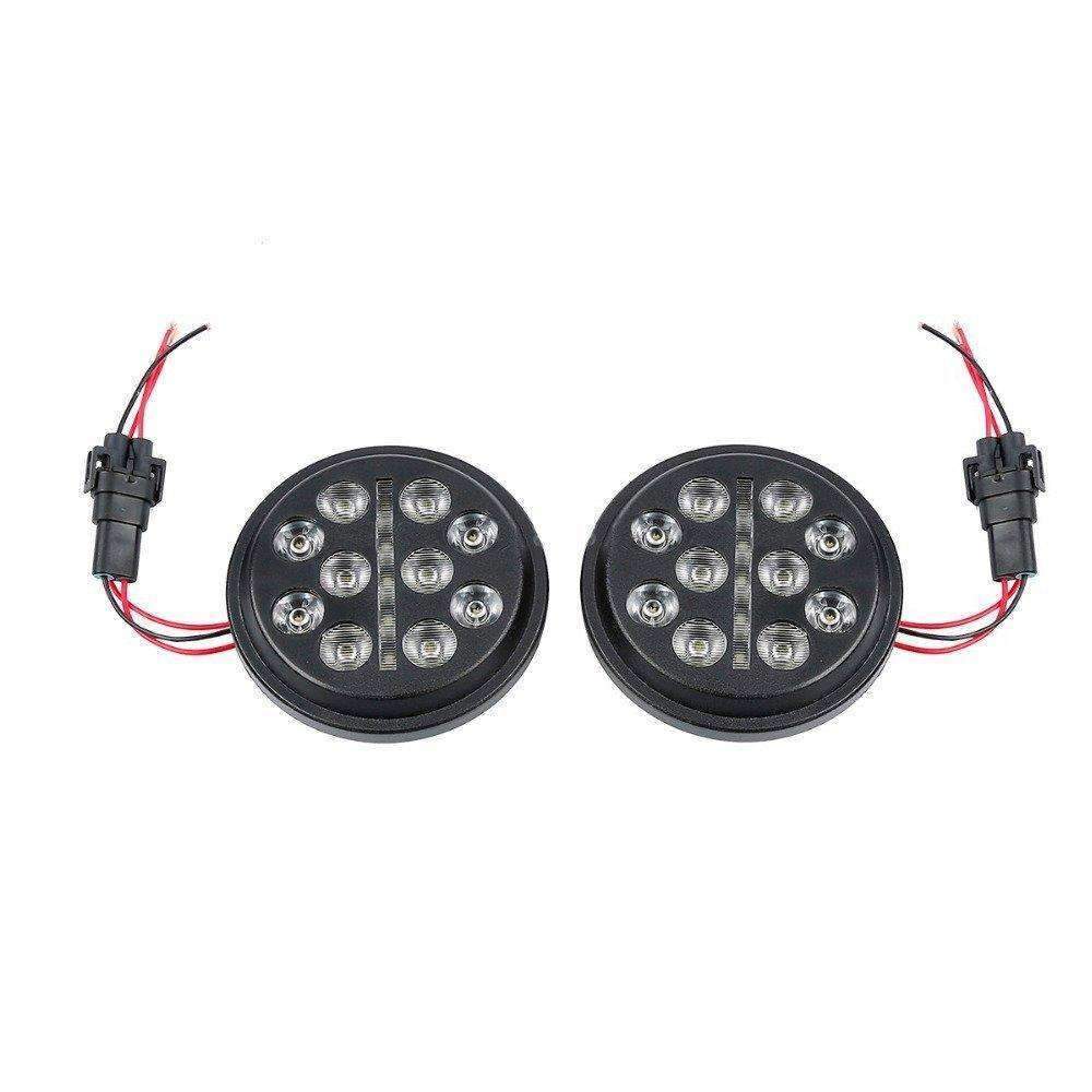 Eagle Lights Slim Line 4.5" Auxiliary / Passing LED Lights for Harley-Davidson® and Indian® Motorcycles - Plug and Play Connection