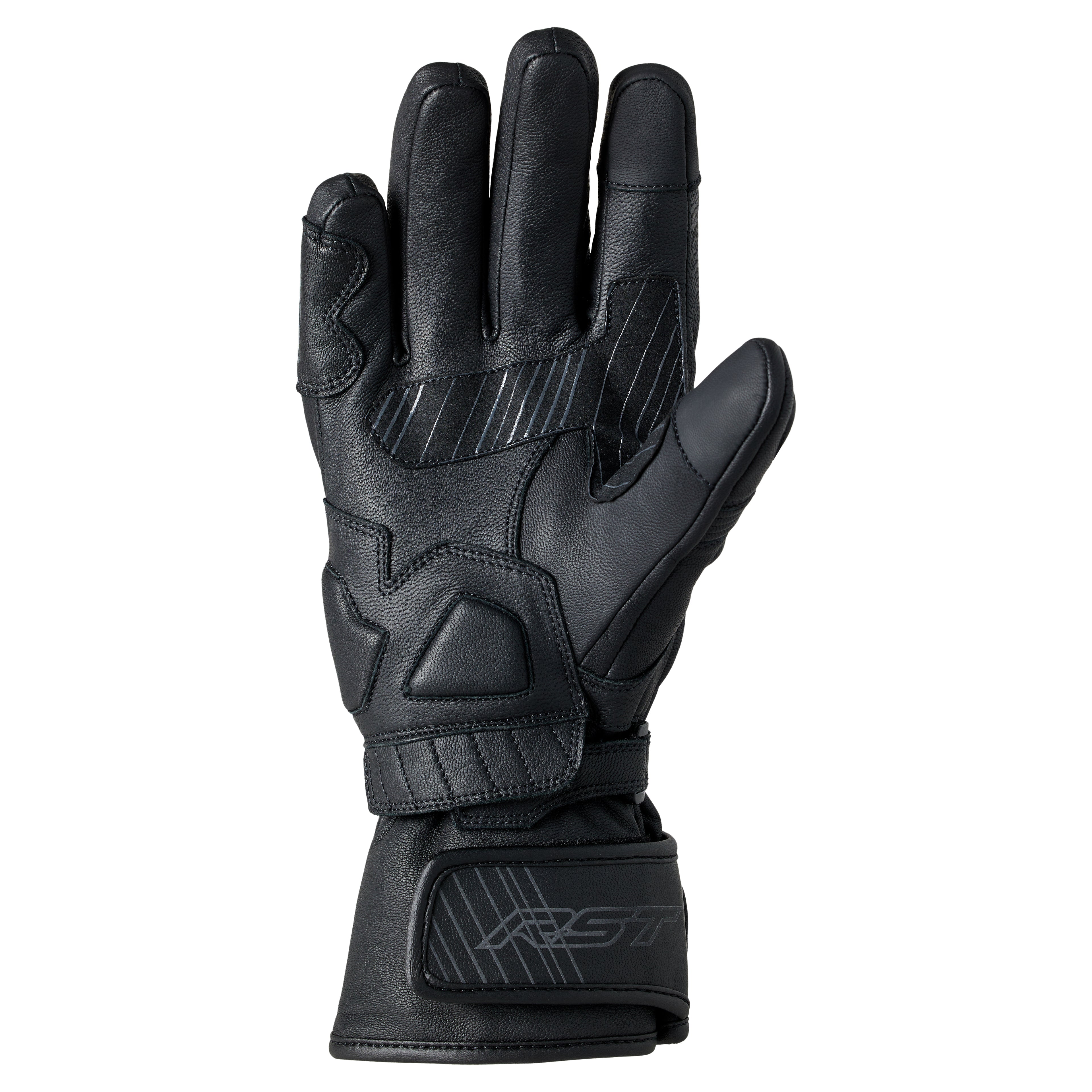 RST Fulcrum Waterproof CE Men's Glove - Black / Black - View 2