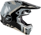FLY Racing Formula CP Seal Helmet (2026) - Black / Grey / Light Grey - View 13