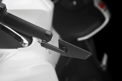 Rizoma Cut Edge Bar End Mirror - Universal Right Black - BS295B