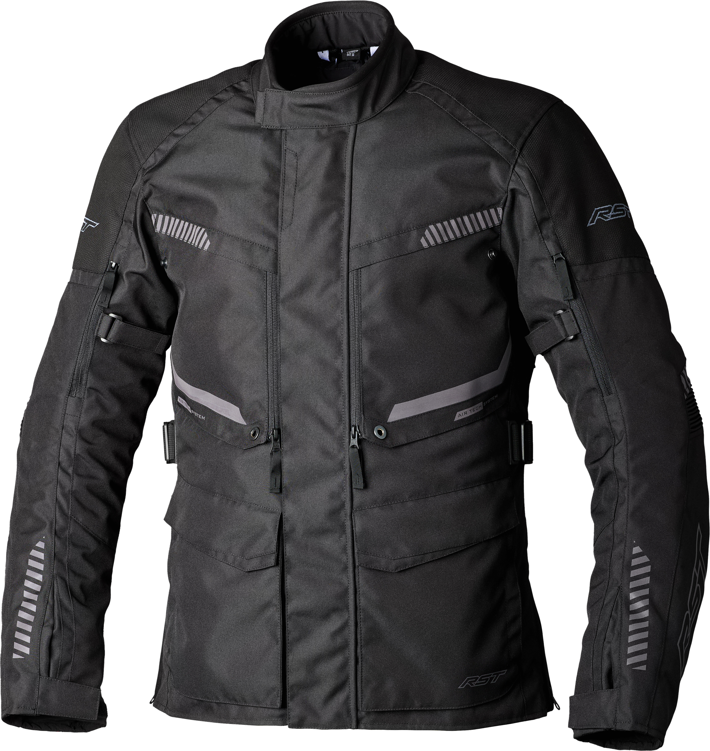 RST Maverick Evo CE Men's Textile Jacket - Black / Black - View 1
