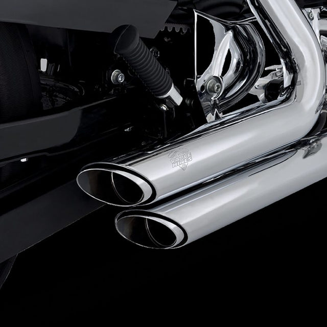 Vance & Hines HD Sportster 14-22 Shortshots Staggered Chrome Full System Exhaust