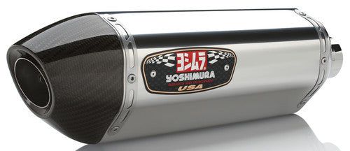 Yoshimura FZ/MT-07 15-26 / XSR700 18-26 / R7 22-26 Race R-77 Stainless Full Exhaust, w/ Stainless Muffler
