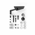 Rizoma Cut Edge Bar End Mirror - Universal Right Black - BS295B