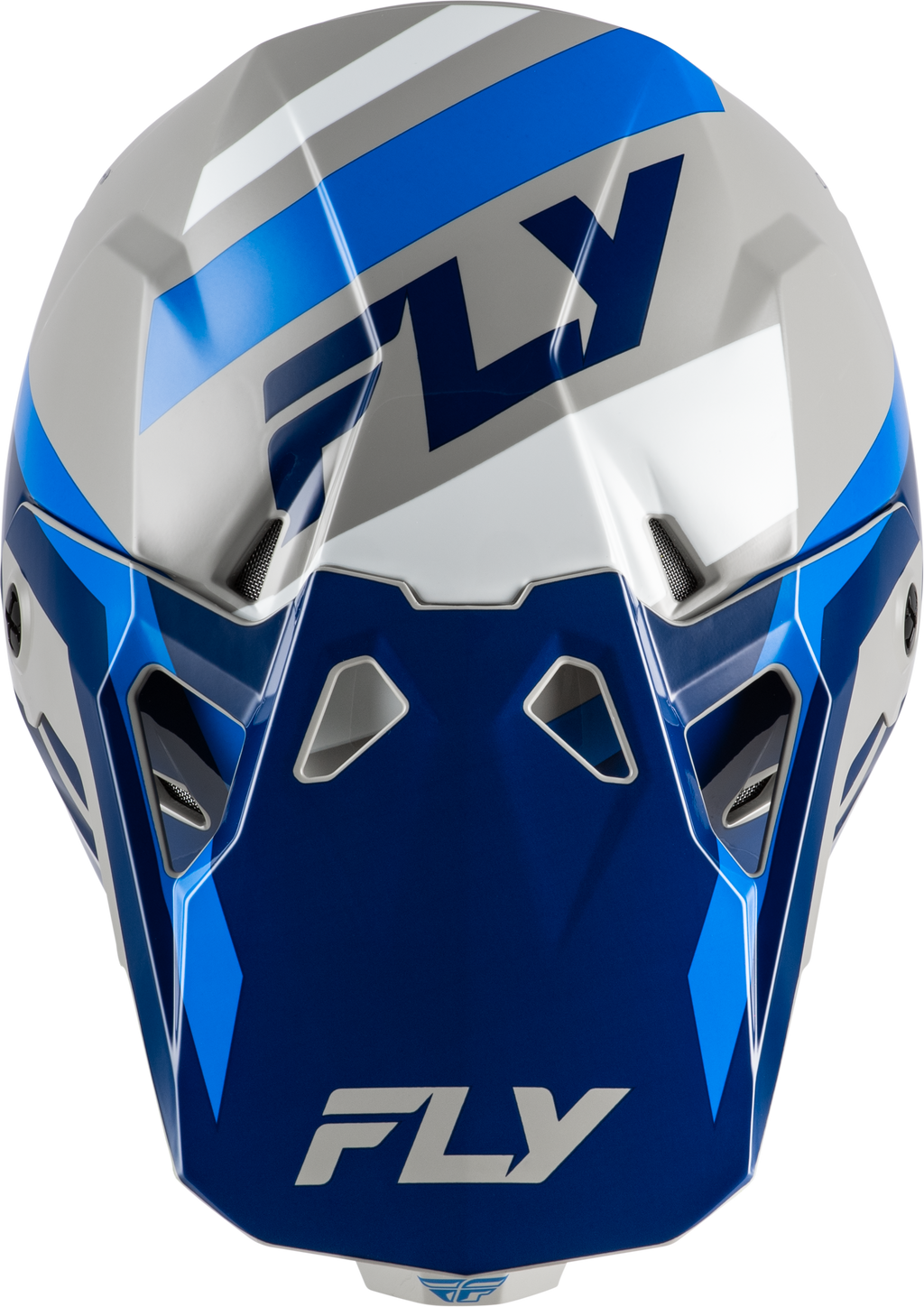 FLY Racing Formula CP Seal Helmet (2026) - Navy / Blue / Grey - View 10