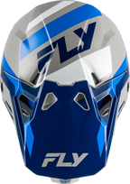 FLY Racing Formula CP Seal Helmet (2026) - Navy / Blue / Grey - View 10