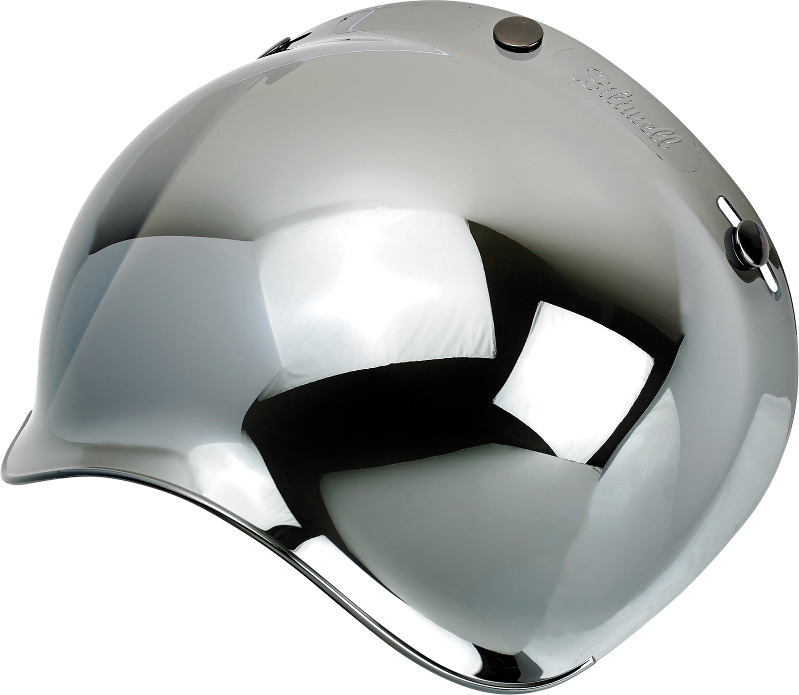 BILTWELL Bubble Shield - Chrome Mirror 0131-0115