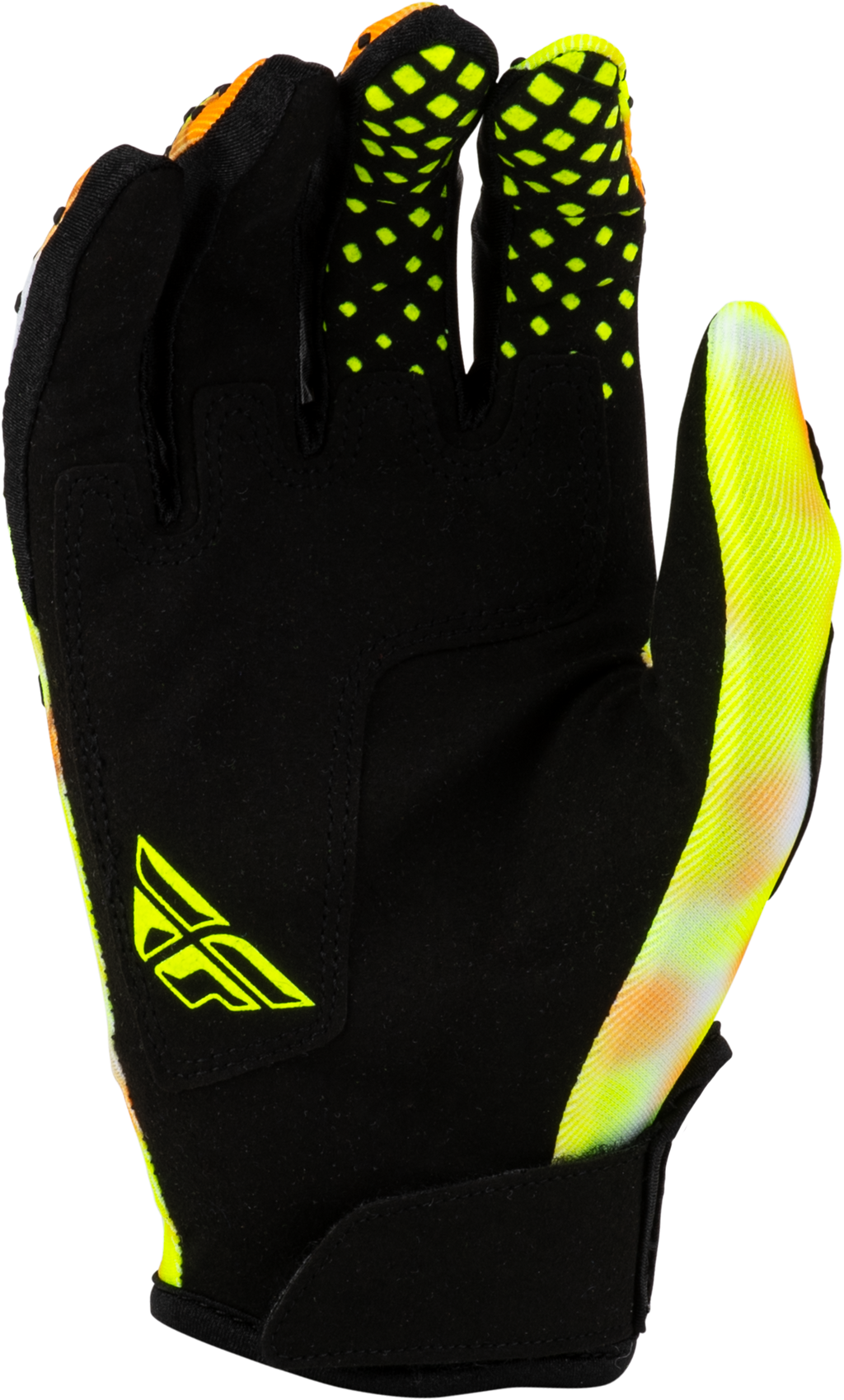 FLY Racing Kinetic Blur Gloves (2027) - White / Hi-Viz / Orange - View 14