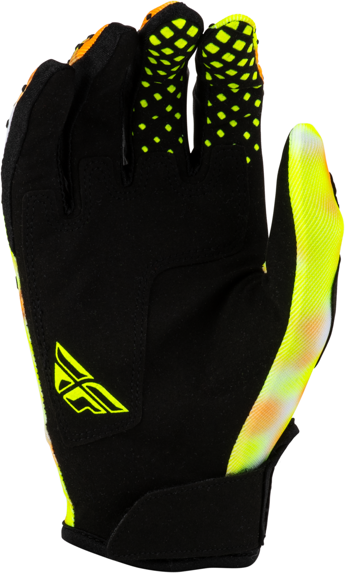FLY Racing Kinetic Blur Gloves (2027) - White / Hi-Viz / Orange - View 14