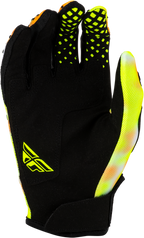FLY Racing Kinetic Blur Gloves (2027) - White / Hi-Viz / Orange - View 16