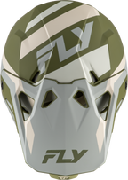 FLY Racing Formula CP Seal Helmet (2026) - Stone / Khaki / Olive - View 11