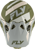 FLY Racing Formula CP Seal Helmet (2026) - Stone / Khaki / Olive - View 27
