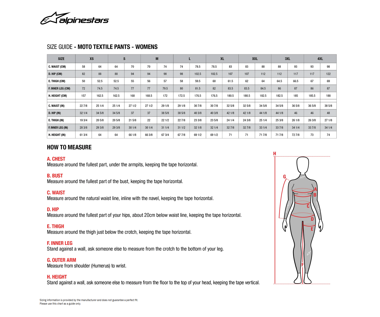 ALPINESTARS Pants Stella Vika v2 Leather