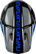 FLY Racing Kinetic Crest Helmet (2026) - Grey / Black / Blue - View 26