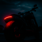 Eagle Lights SLIMLINE Auxiliary Run, Turn Signal and LED Brake Light for 2018+ Harley-Davidson® Fat Bob