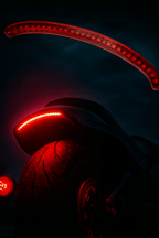 Eagle Lights SLIMLINE Auxiliary Run, Turn Signal and LED Brake Light for 2018+ Harley-Davidson® Fat Bob
