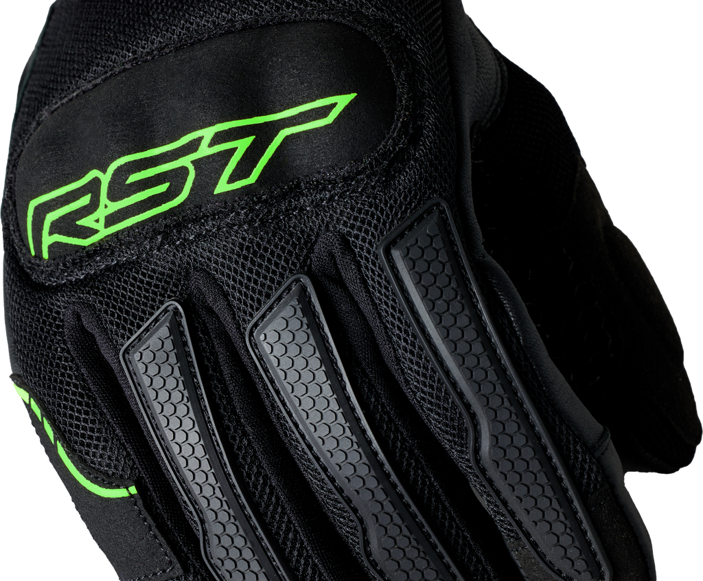 RST S-1 Mesh CE Men's Gloves - Black / Neon Green - View 9