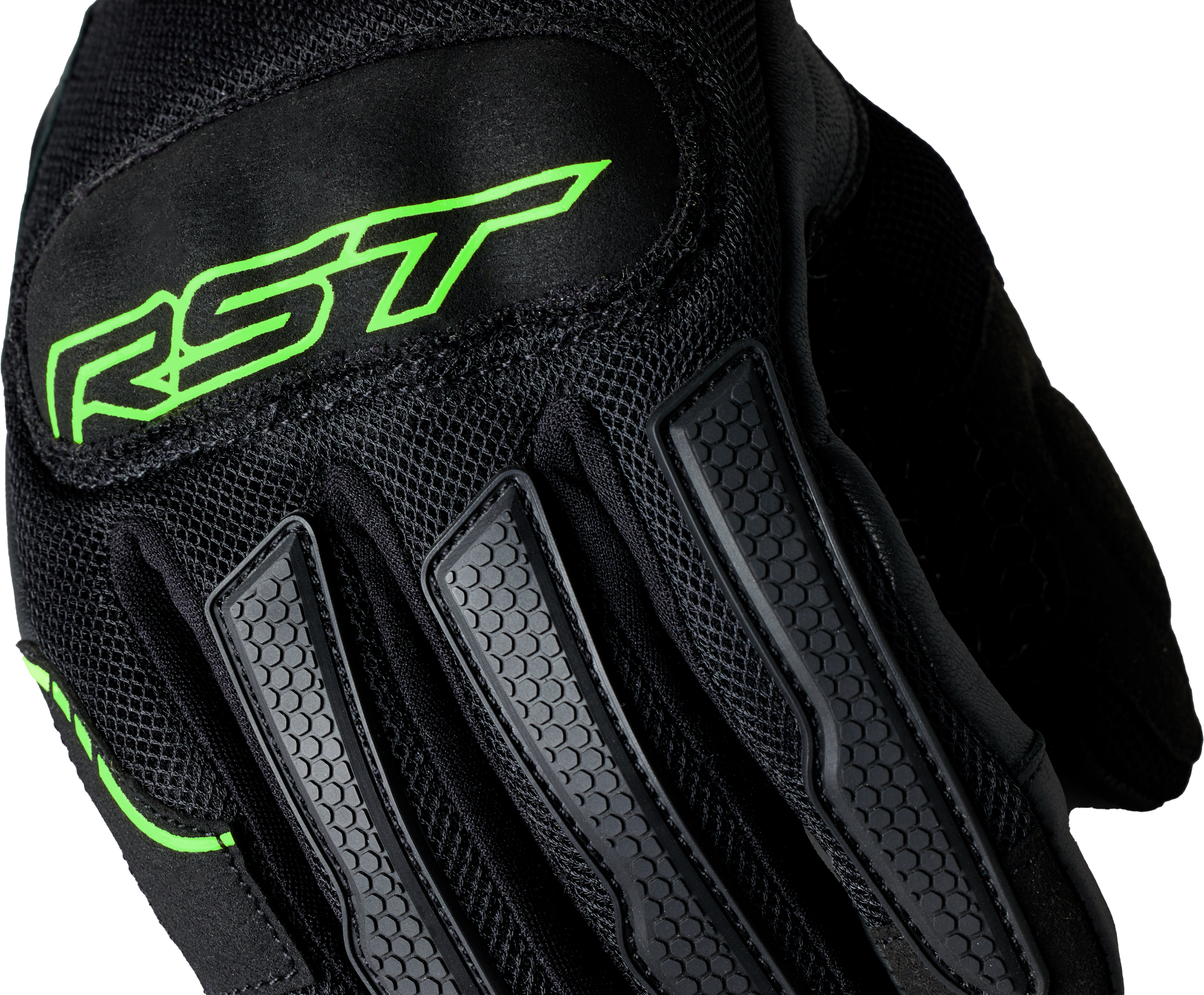 RST S-1 Mesh CE Men's Gloves - Black / Neon Green - View 9