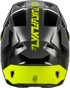 FLY Racing Kinetic Crest Helmet (2026) - Grey / Black / Hi-Viz Yellow - View 23