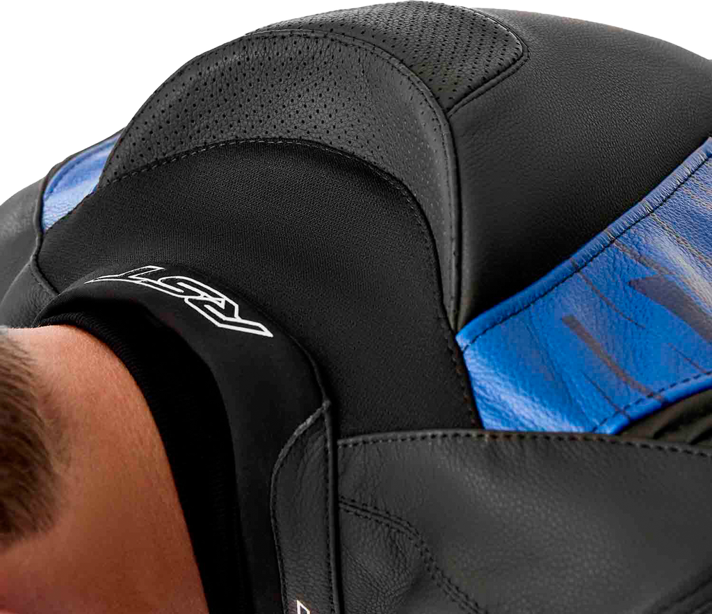 RST Tractech Evo 5 CE Men's Leather Jacket - Black / Blue - View 26