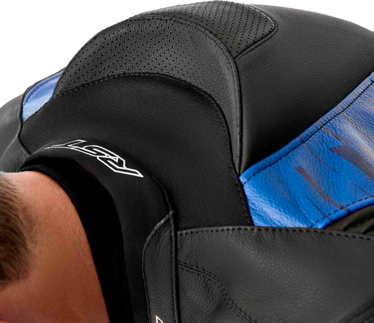 RST Tractech Evo 5 CE Men's Leather Jacket - Black / Blue - View 26