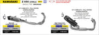 Arrow Kawasaki Z650 / Ninja 650 / Versys 650 E5+ 2025 Full System With Veloce Aluminium Dark Silencer - 77501van