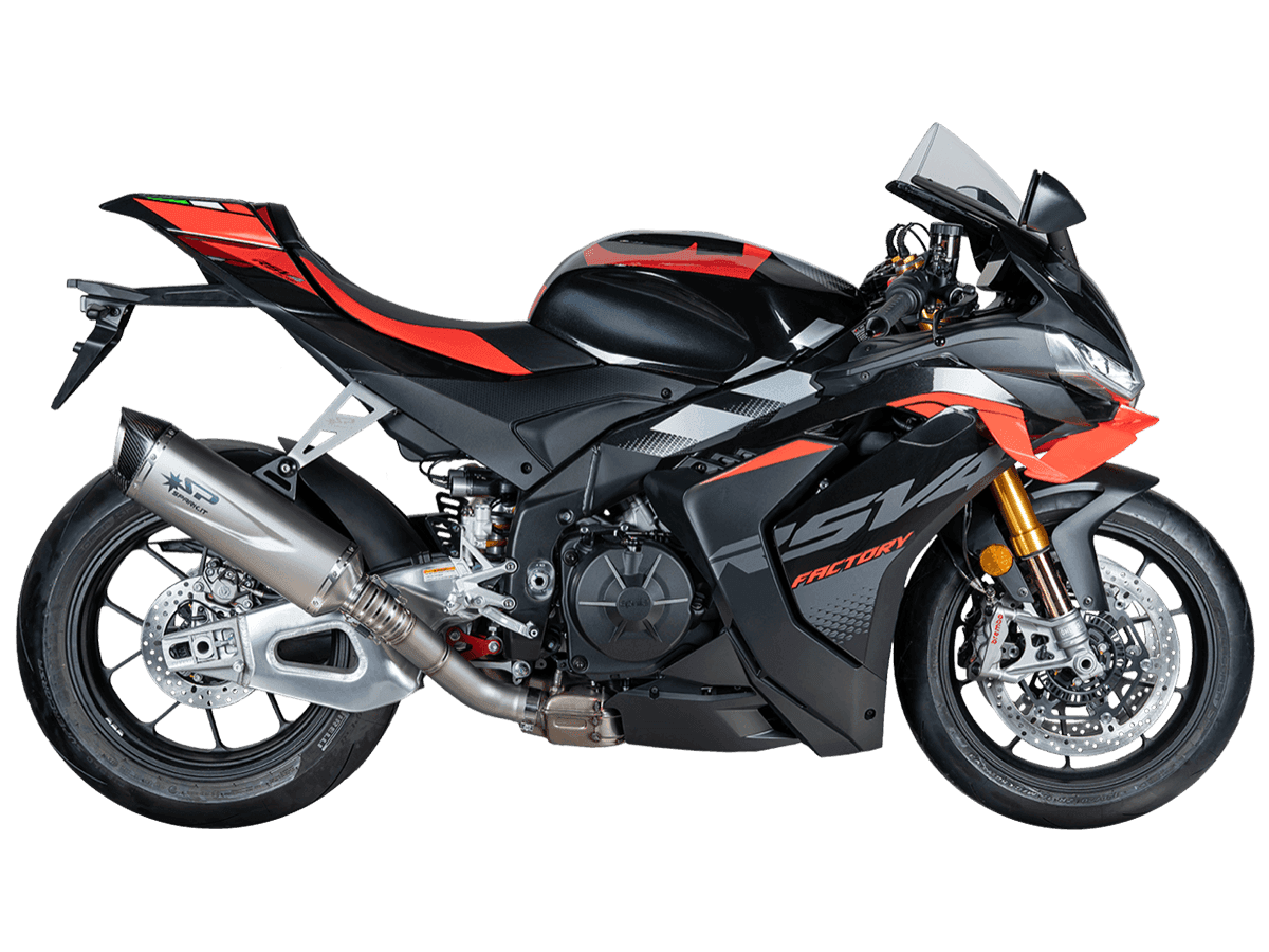 Spark Aprilia RSV4 "Force Evo" Titanium Semi-Full Exhaust (*w/De-Cat Pipe) (2026-2026)