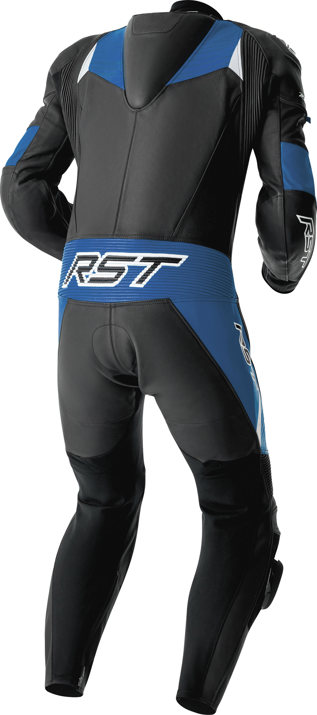 RST Tractech EVO D3O Leather Suit - Black / Blue - View 5