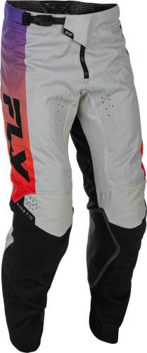 FLY Racing Kinetic Pants (2026) - Grey / Red / Purple / Black - View 19