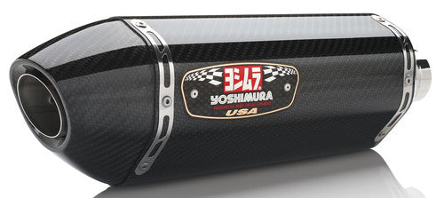 Yoshimura GSX-R600/750 11-26 R-77 Stainless Slip-On Exhaust, w/ Carbon Fiber Muffler