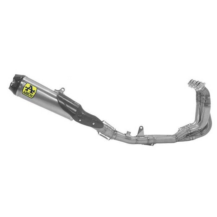 71197CKZ Arrow Competition Evo Full Exhaust, Titanium for Yamaha YZF-R6 2017-2025