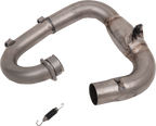 FMF Titanium Megabomb Header - Megabomb Header with Midpipe / Titanium 1822-0505