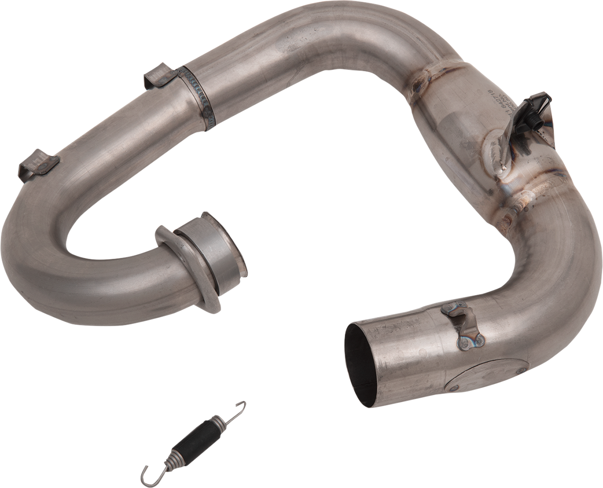 FMF Titanium Megabomb Header - Megabomb Header with Midpipe / Titanium 1822-0505