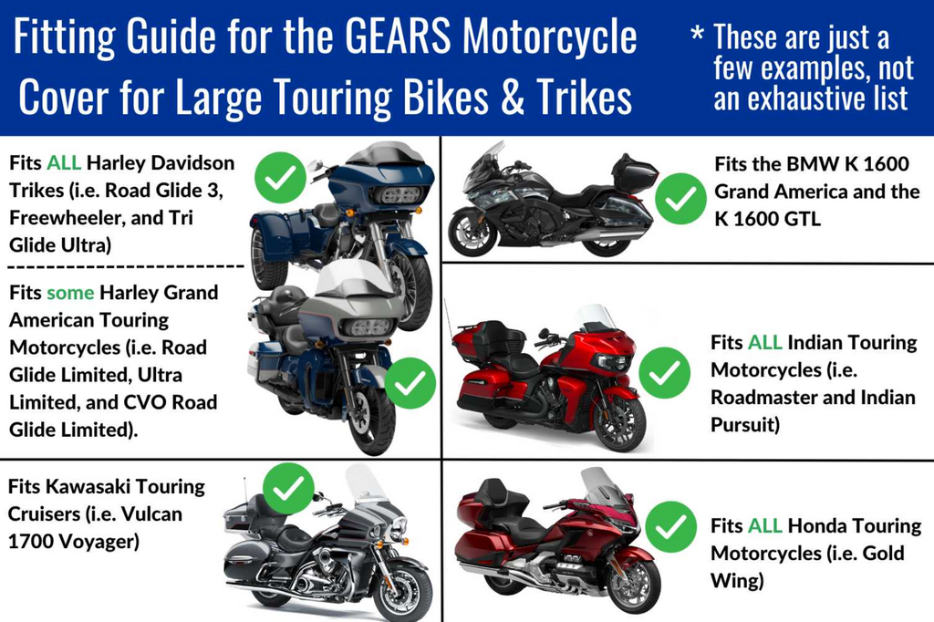 GEARS CANADA TourTitan Waterproof Motorcycle Cover - TourTitan Waterproof Cover / Motorcycle 4001-0101