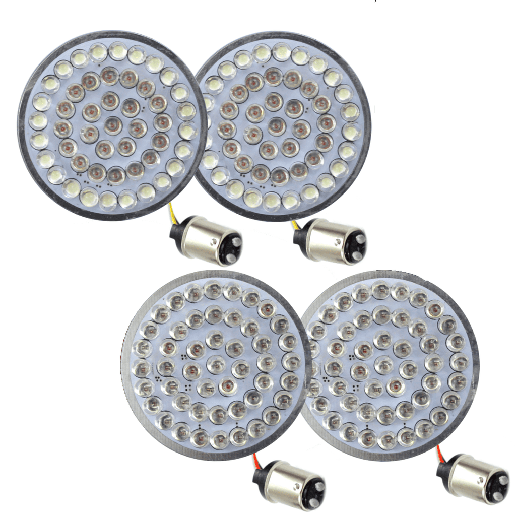 Eagle Lights 2” LED Turn Signal, Running and Brake Light Kit for Harley-Davidson® Motorcycles- Generation I / 1157 Front / 1157 Rear