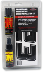 HARDLINE Professional Registration Decal Installation Kit